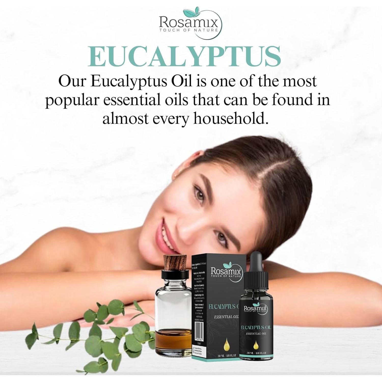 Aceite Esencial de Eucalipto Puro Rosamix 30ml - Aromaterapia