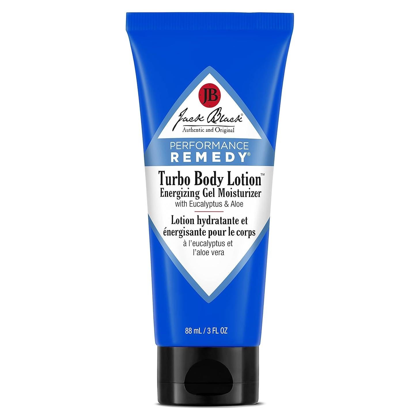 Loción Corporal Energizante Jack Black 89 ml - Hidratante y Exfoliante