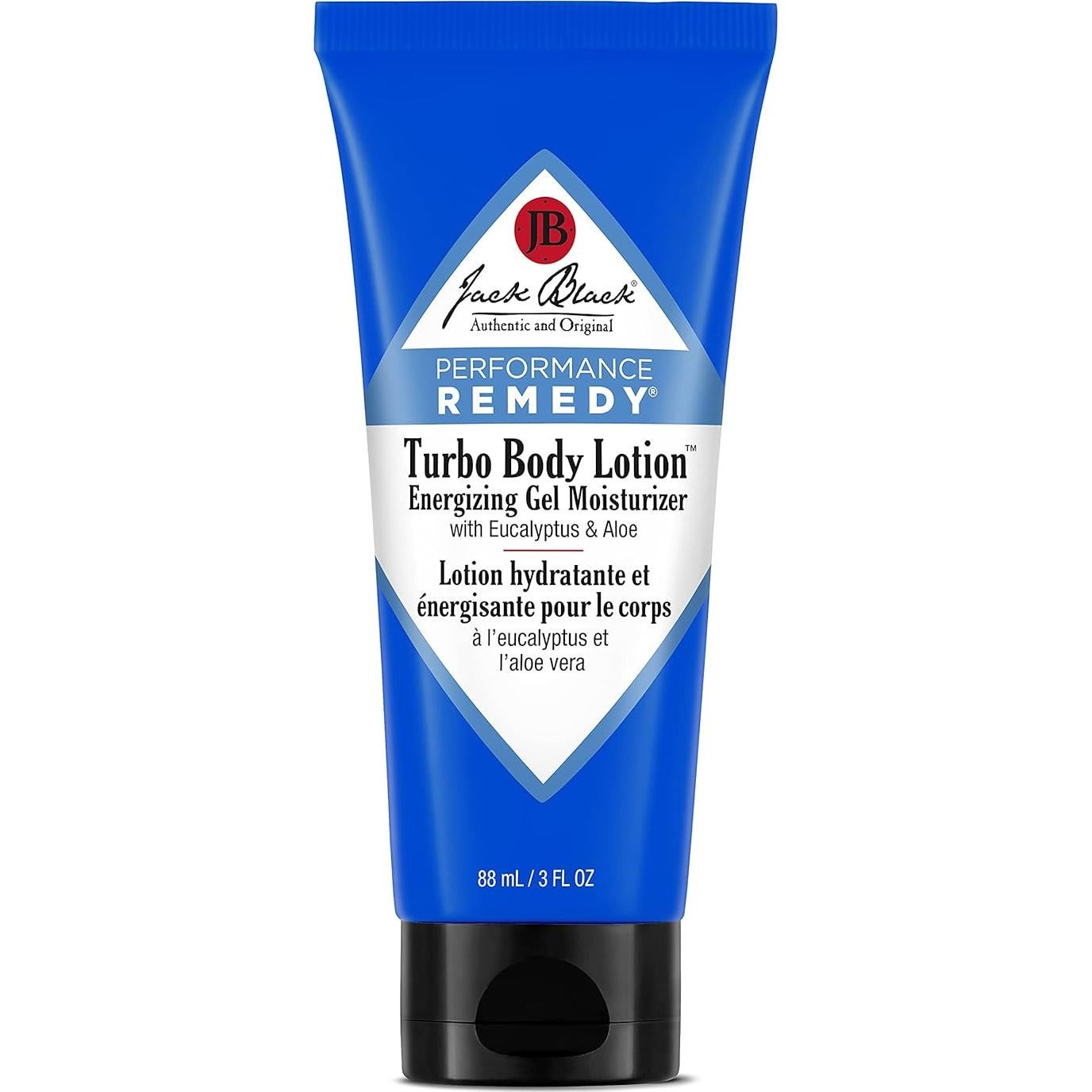 Loción Corporal Energizante Jack Black 89 ml - Hidratante y Exfoliante