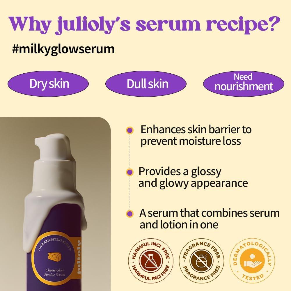 Suero de Proteína Brillante Julioly 50ml - Hidratación No Grasosa