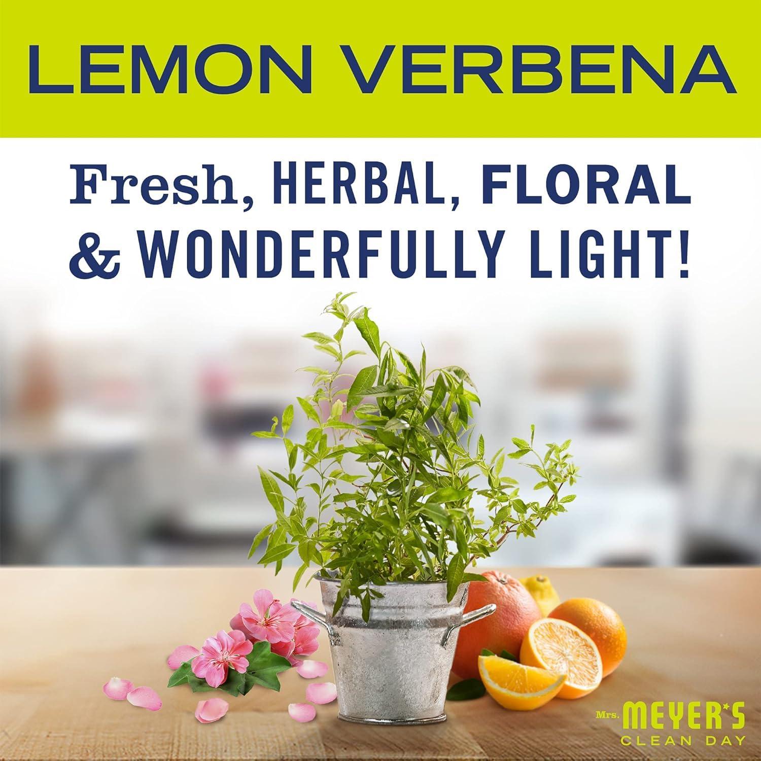 Jabón de Manos Líquido Sra. Meyer's Verbena de Limón 3x1L