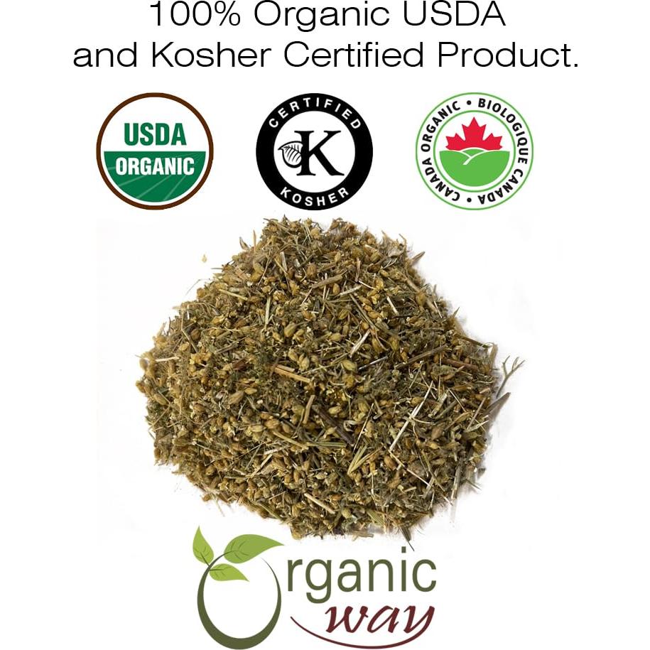 Flor de Milenrama Orgánica Cortada 0.45 kg - Organic Way