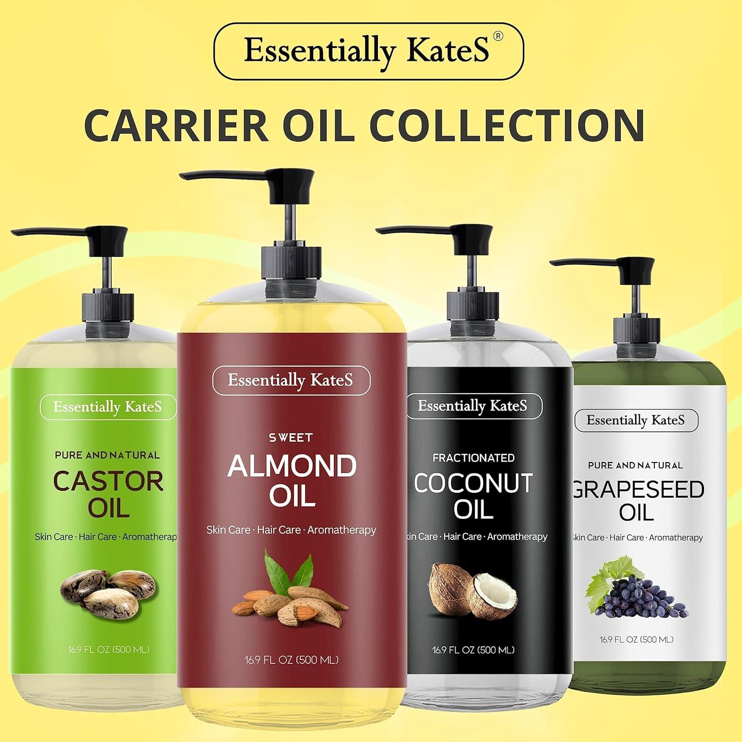 Aceite de Almendra Dulce 500ml Essentially KateS - 100% Puro y Natural