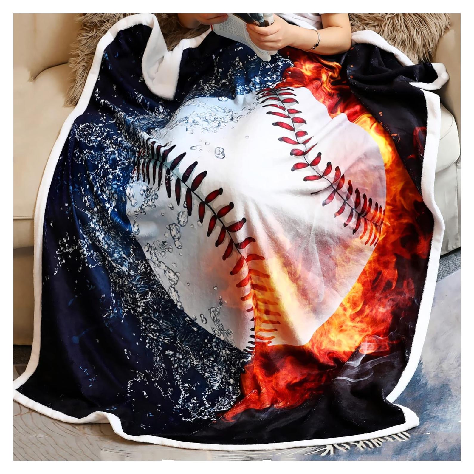 Manta de béisbol Sviuse 127x152 cm Franela Suave