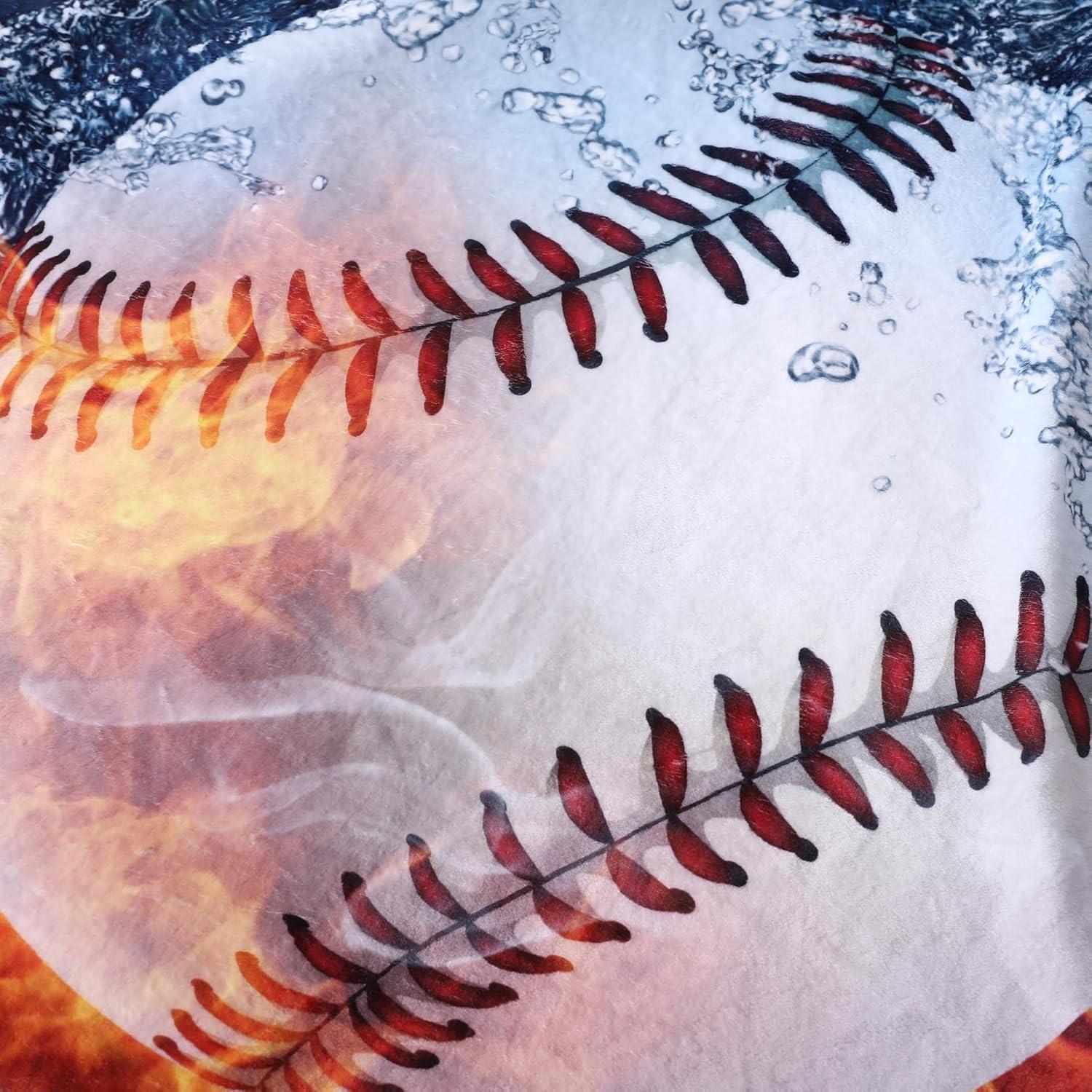 Manta de béisbol Sviuse 127x152 cm Franela Suave