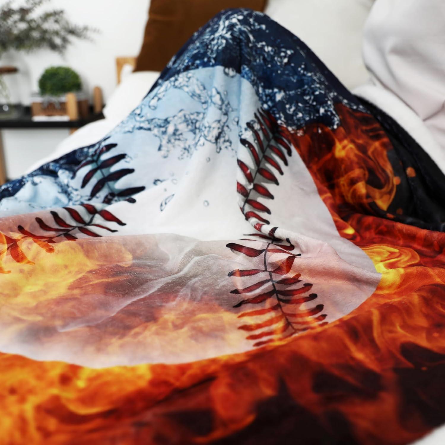 Manta de béisbol Sviuse 127x152 cm Franela Suave