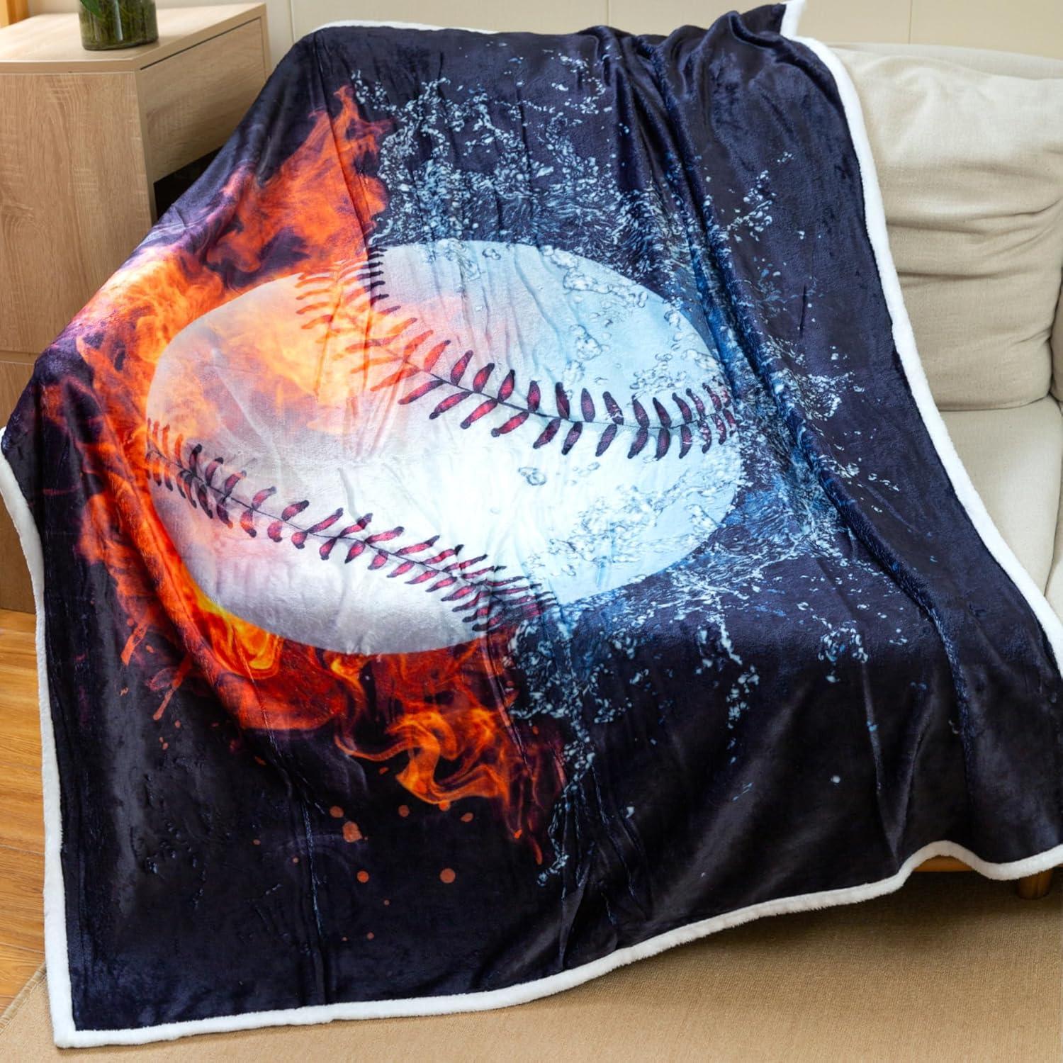 Manta de béisbol Sviuse 127x152 cm Franela Suave