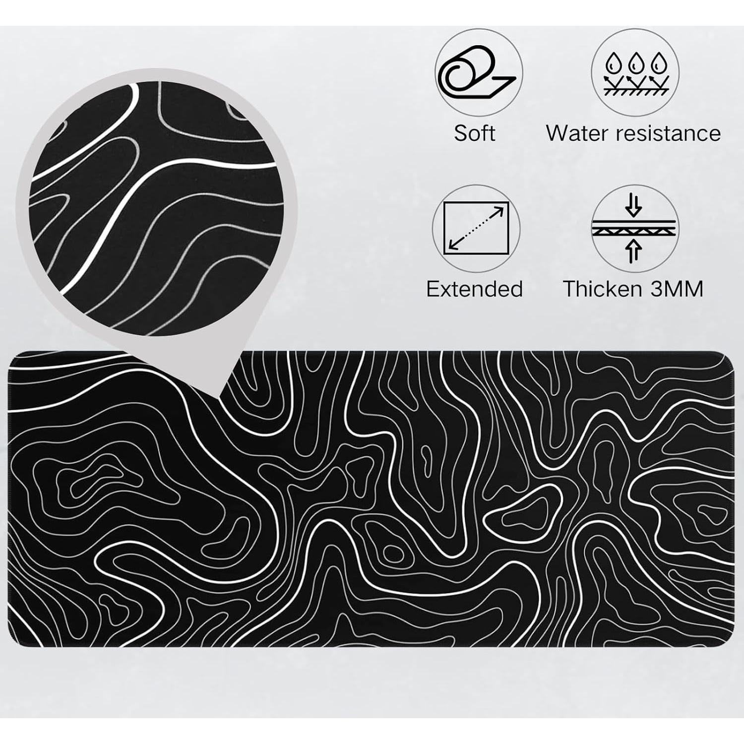 Alfombrilla de Ratón Grande TOMAIDA 80x30cm Antideslizante