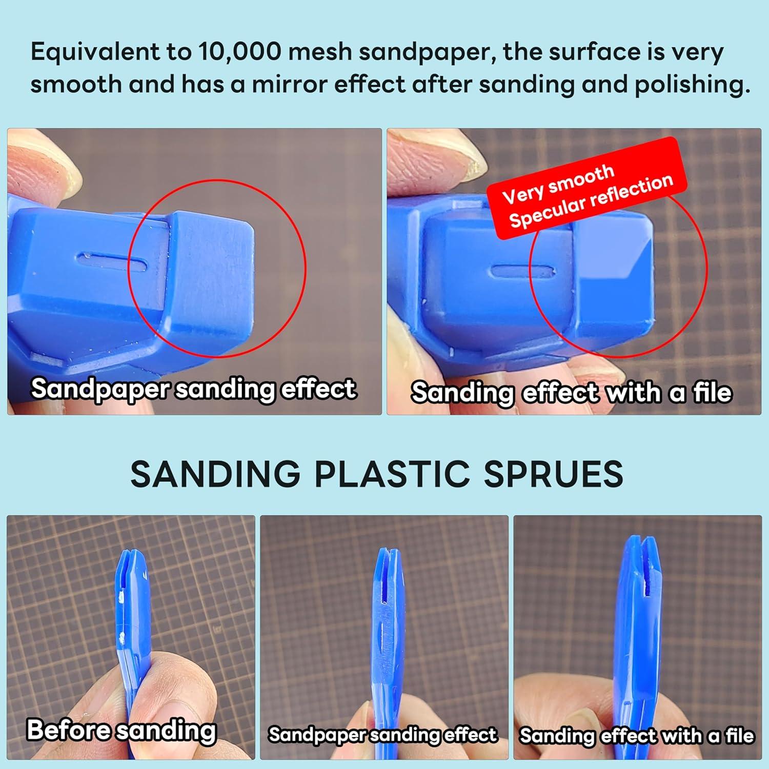 Archivos de Pulido de Vidrio Stedi Hobby 3 PCS Granos #320-10000