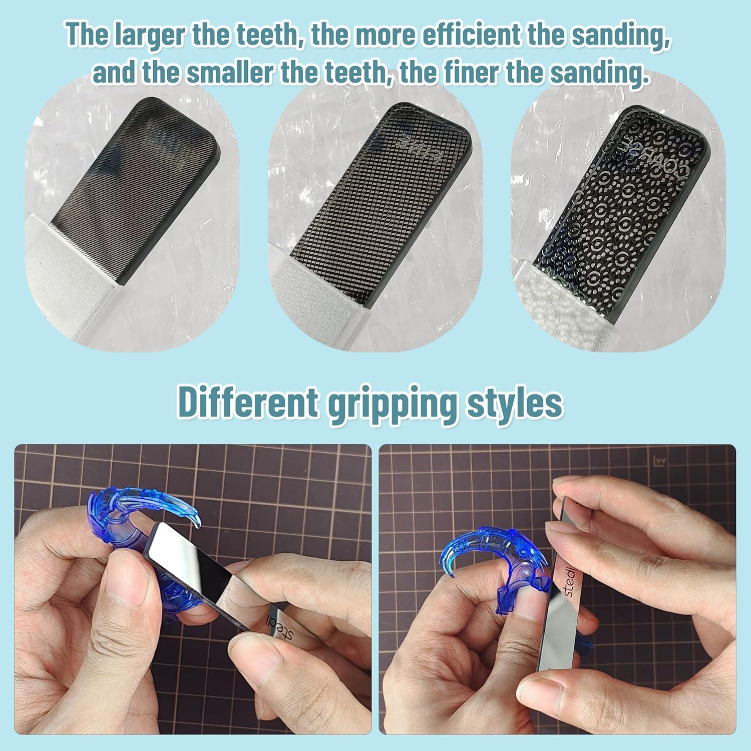 Archivos de Pulido de Vidrio Stedi Hobby 3 PCS Granos #320-10000