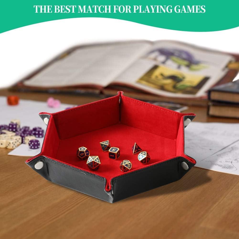 Juego de 2 Bandejas Plegables para Dados Grajar - Rojo y Violeta