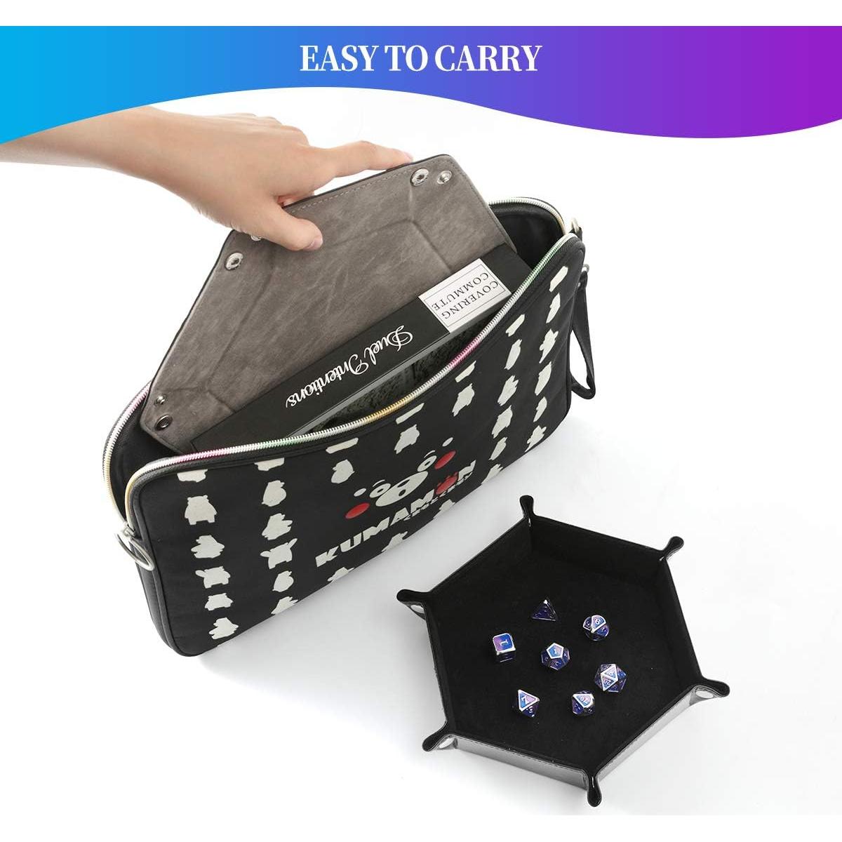 Juego de 2 bandejas para dados Grajar - Plegables y Portátiles