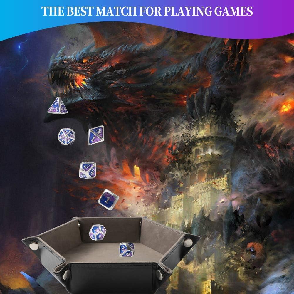 Juego de 2 bandejas para dados Grajar - Plegables y Portátiles