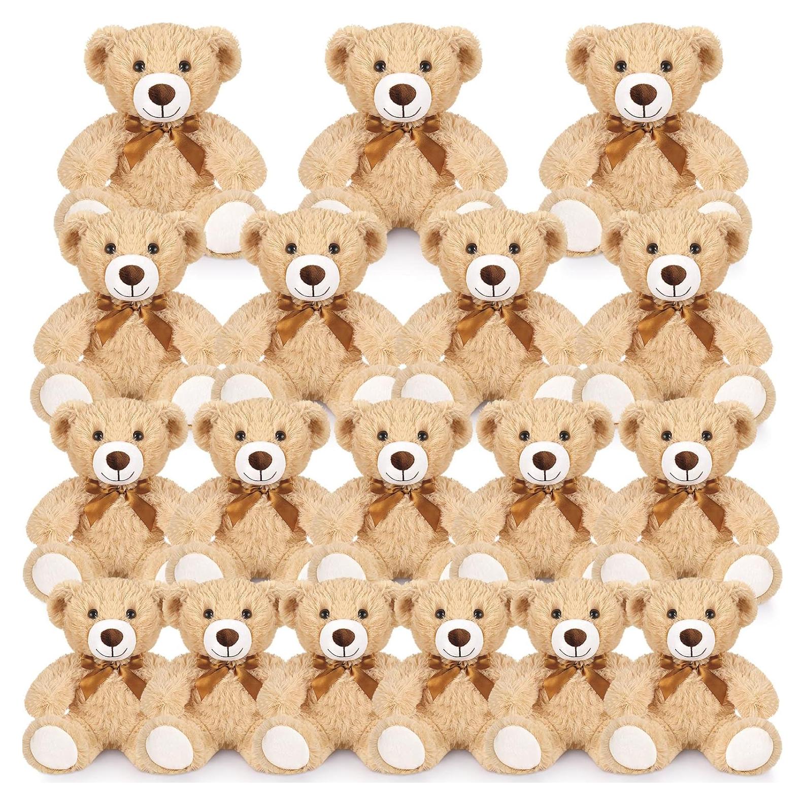 Osos de Peluche Zhanmai 18 Pcs 35 cm Marrón Claro para Fiestas