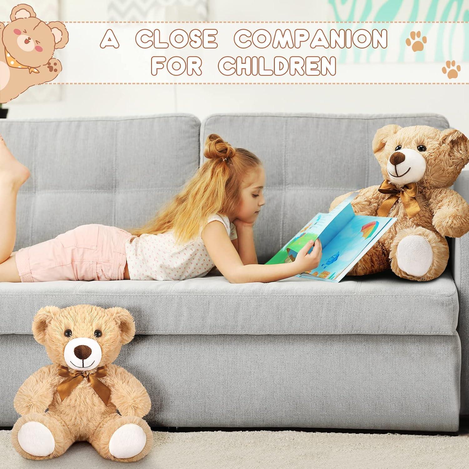 Osos de Peluche Zhanmai 18 Pcs 35 cm Marrón Claro para Fiestas