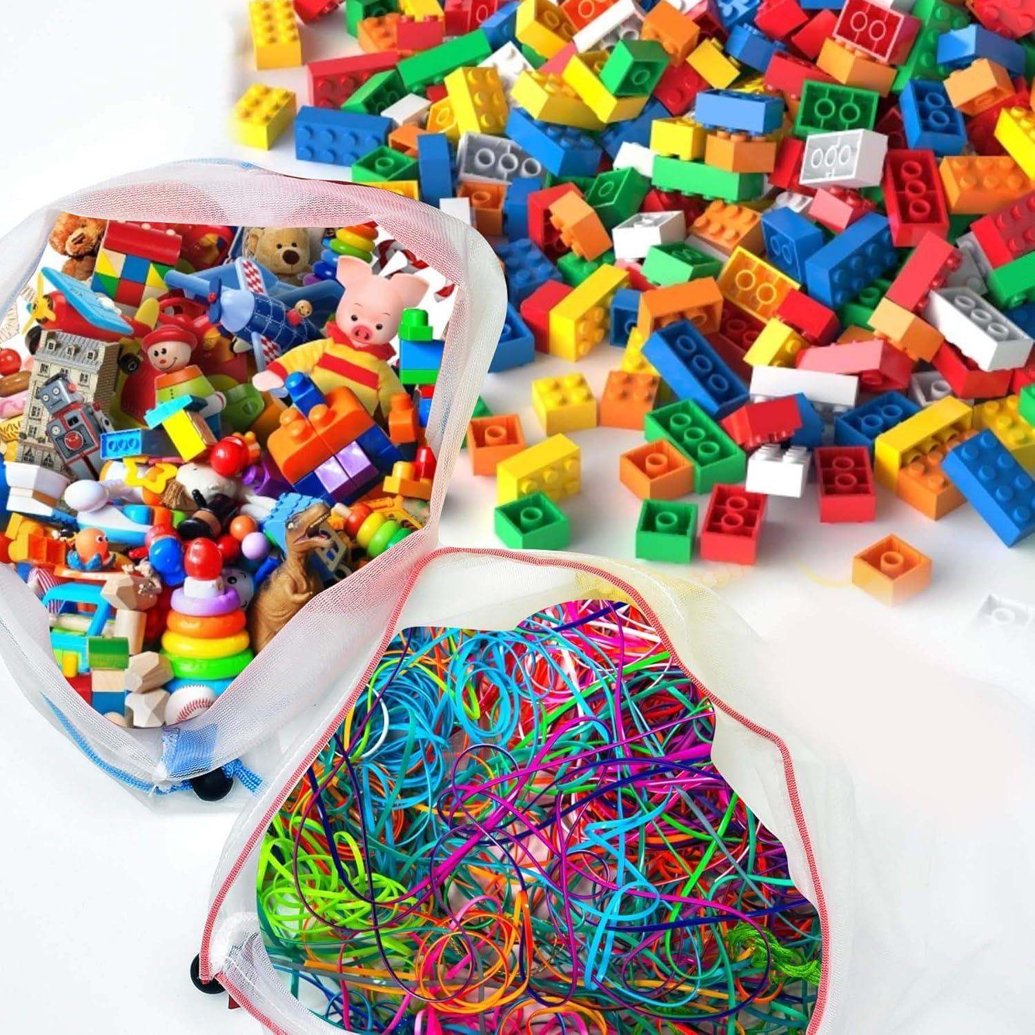 Organizadores de Juguetes Mipruct - 18 Bolsas de Malla Reutilizables