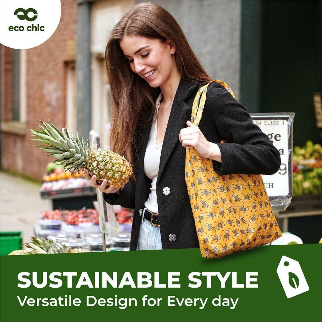 Bolsa de Compras Reutilizable ECO CHIC - Plegable e Impermeable