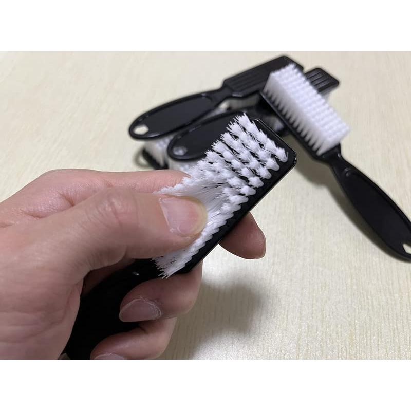 12 Cepillos de Uñas SQULIGT con Agarre Negro para Manicura