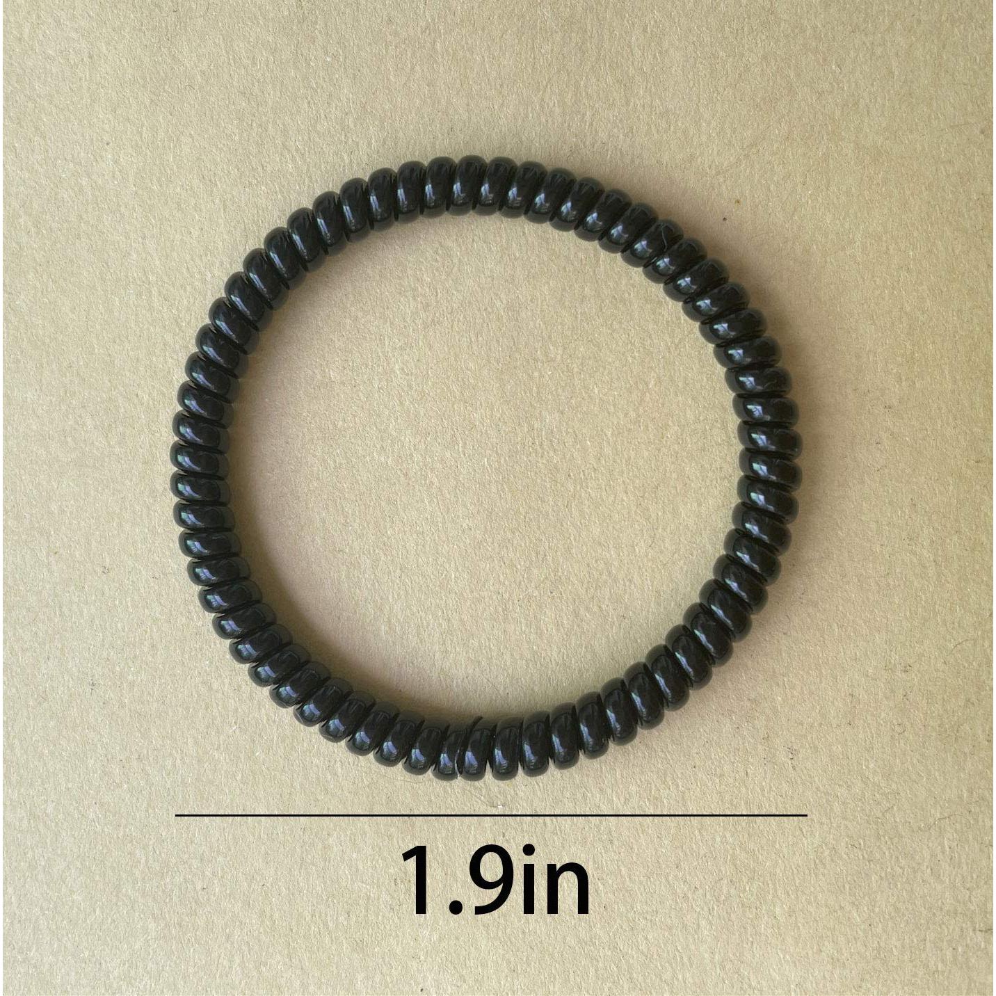 Cintas para Cabello en Espiral STYKIER 100 Pcs Negro