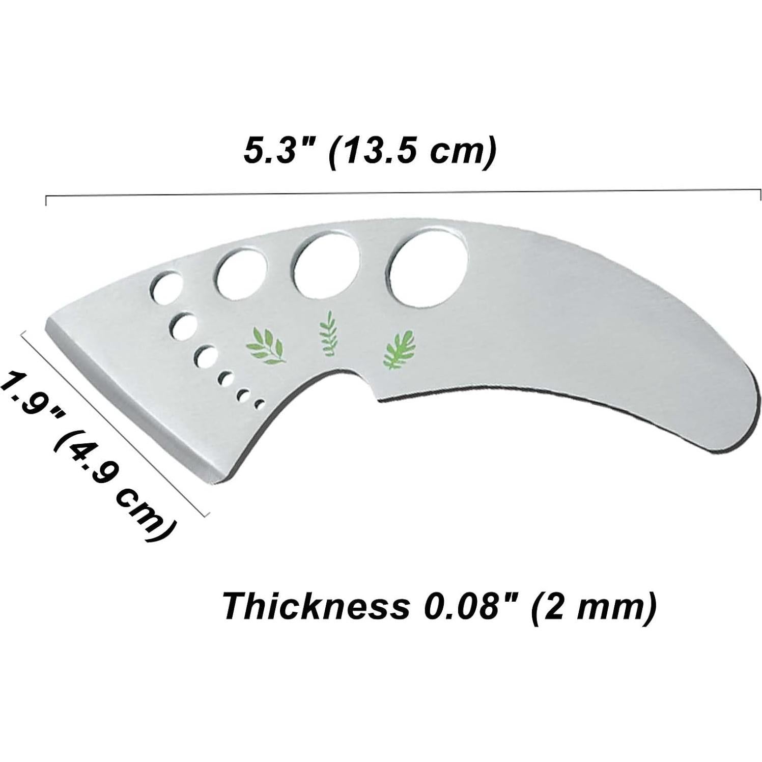 Desprendedor de Hojas MGMGART Acero Inoxidable 430 9 Agujeros