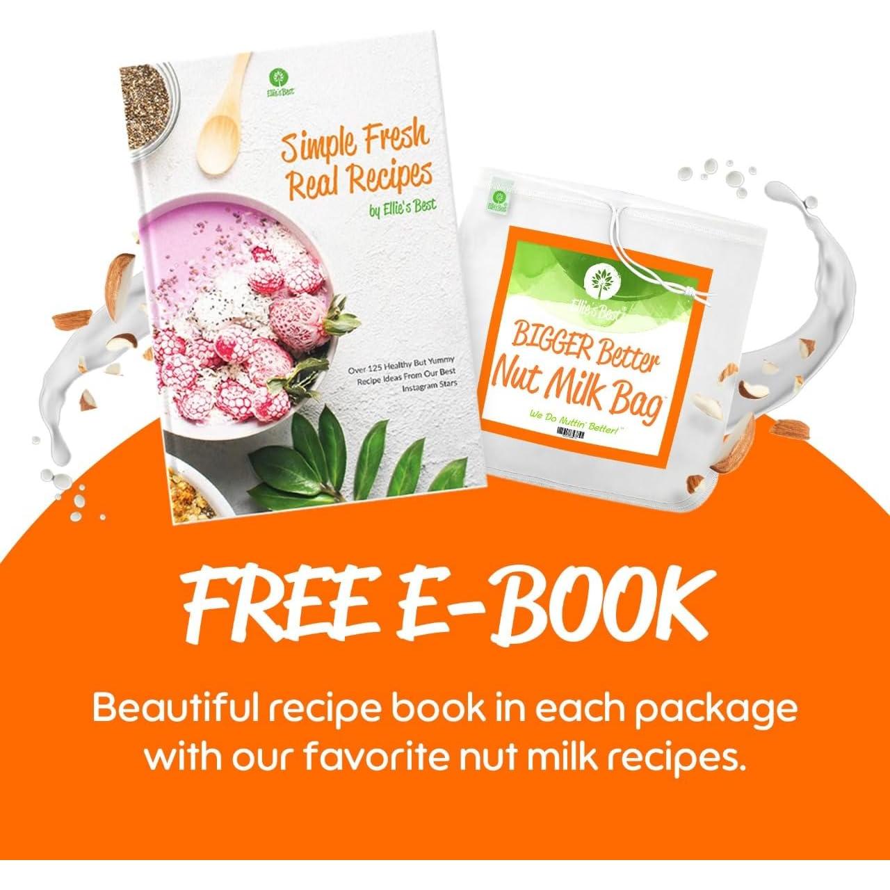 Bolsa de Leche de Nueces Ellie's Best - Grande 30x30 cm - Reutilizable