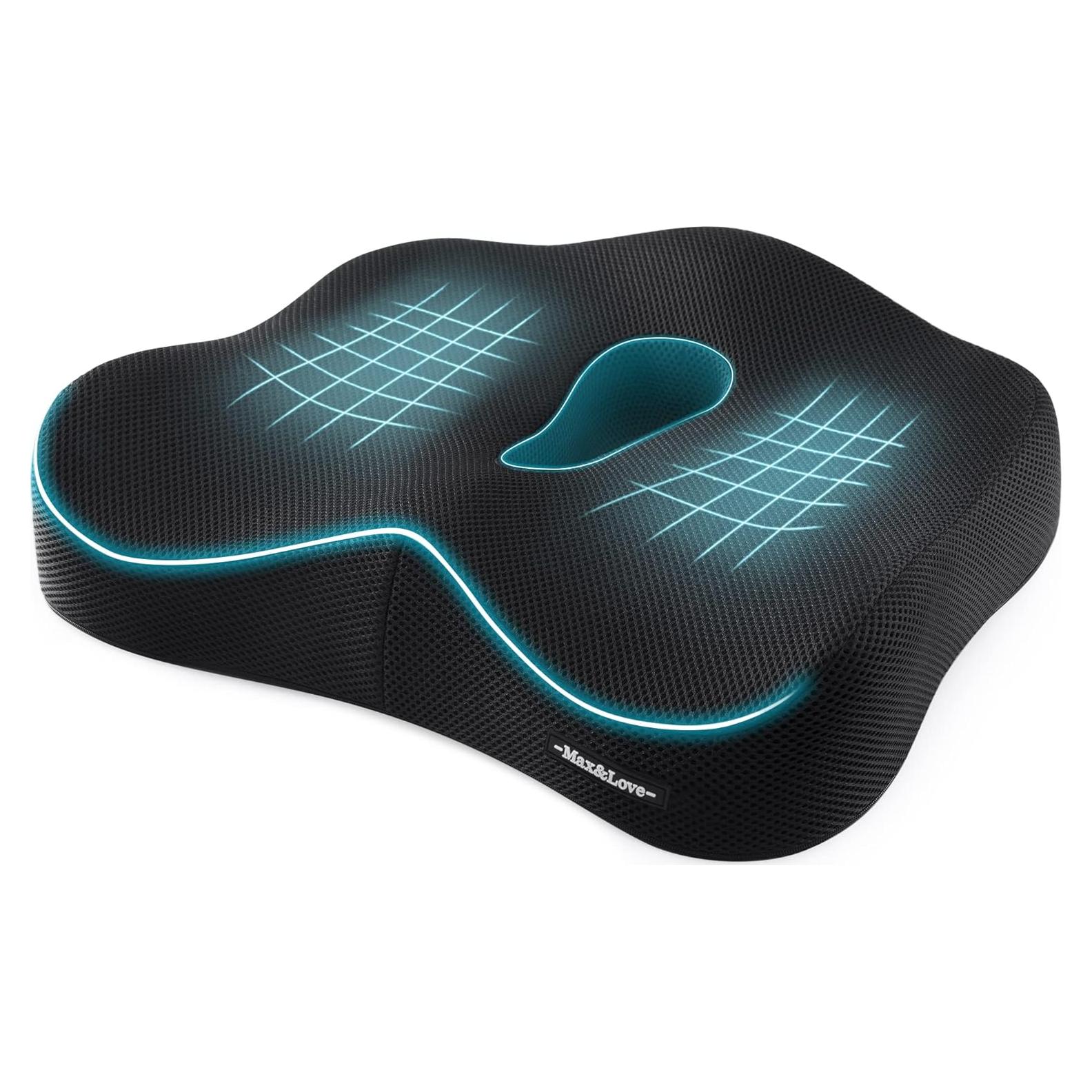 Cojín de Espuma Viscoelástica Max&Love para Alivio de Espalda