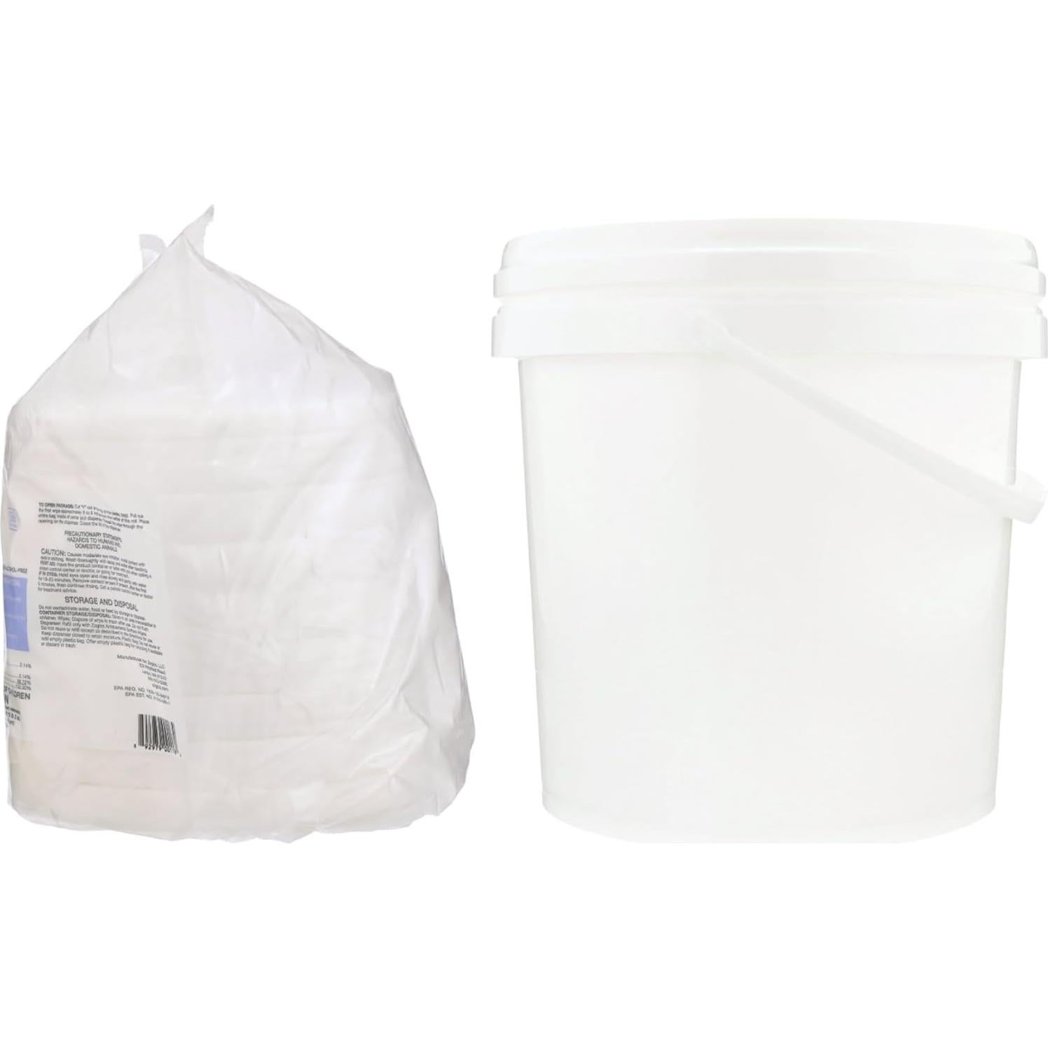 Toallitas Antibacterianas Zogics 800 Unidades + Dispensador