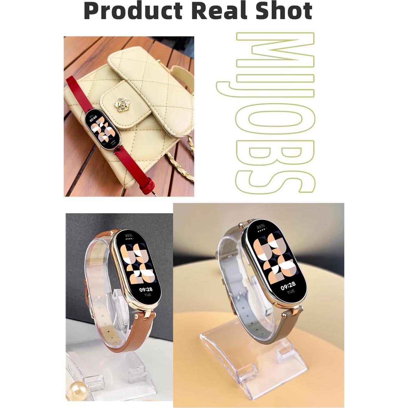 Correa MIJOBS para Xiaomi Mi Band 8 y 9 Cuero Genuino