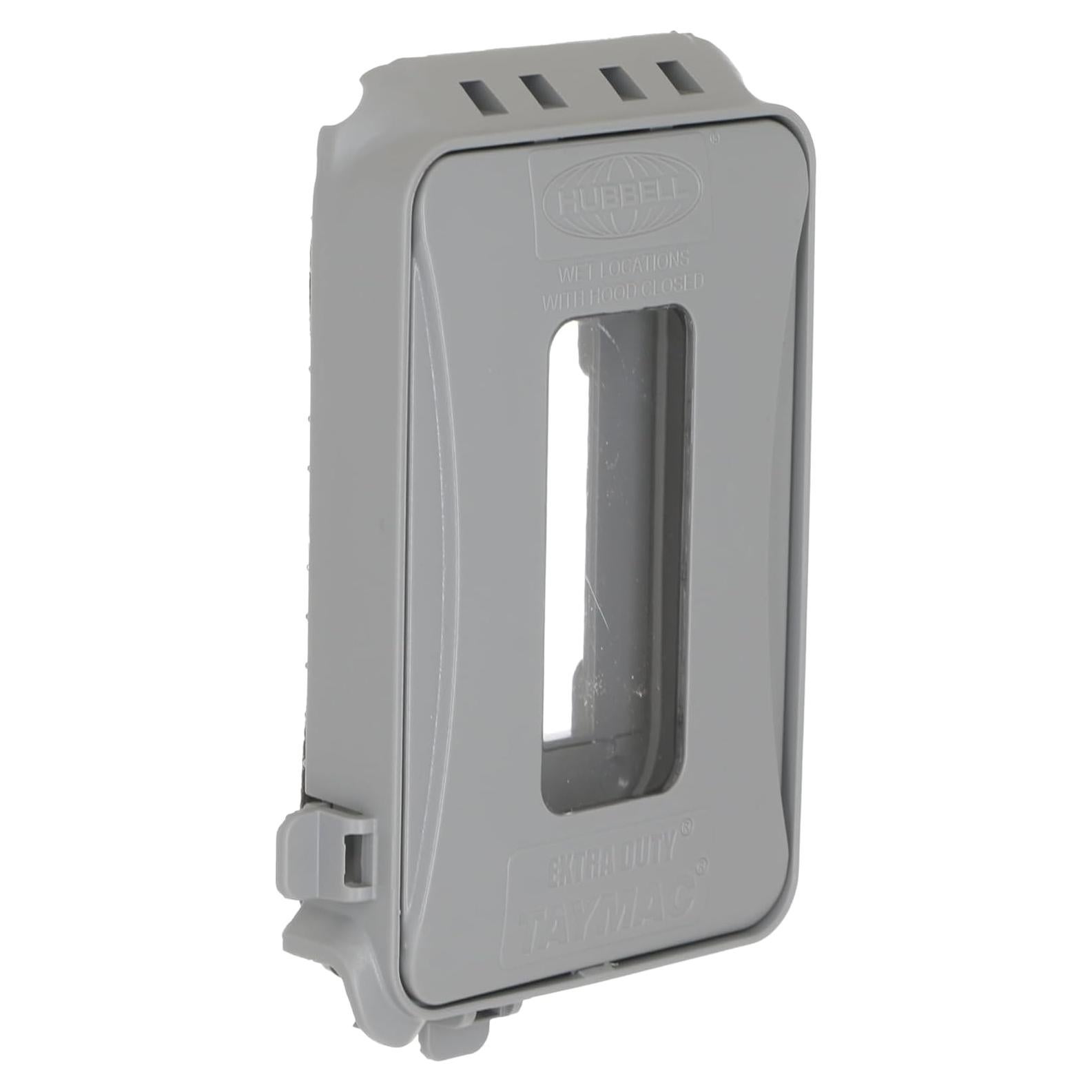 Cubierta de Salida Eléctrica TayMac ML500G Gris 1 Gang