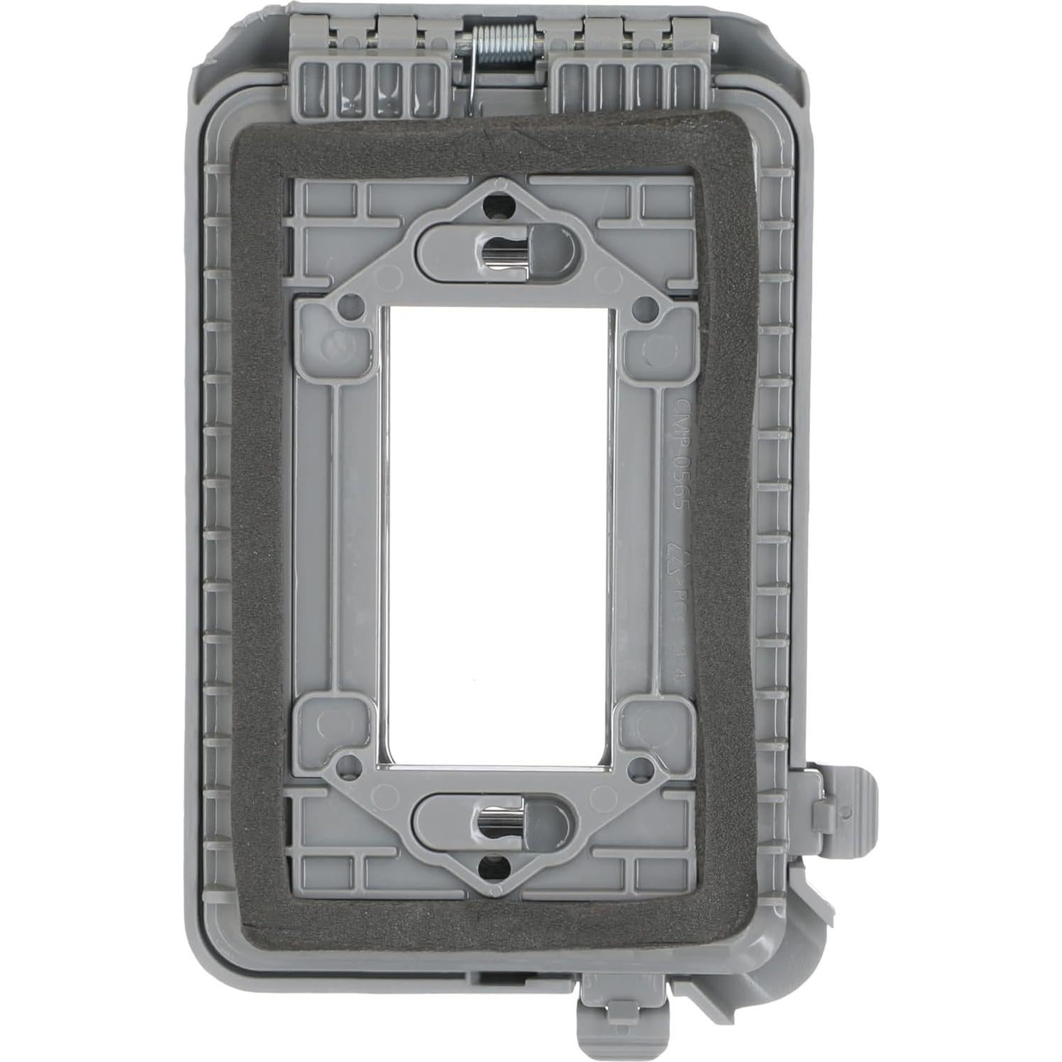 Cubierta de Salida Eléctrica TayMac ML500G Gris 1 Gang