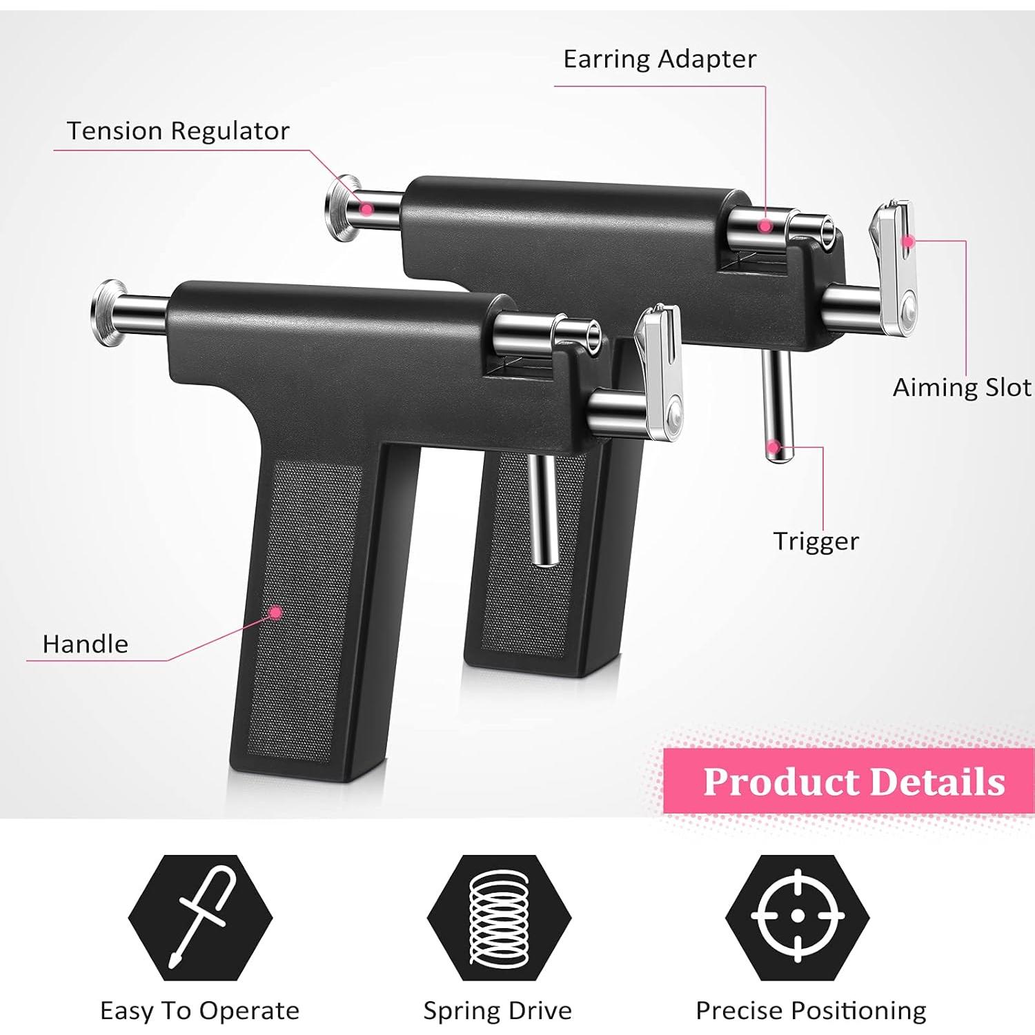 Kit de perforación de orejas desechable Honoson 158 piezas
