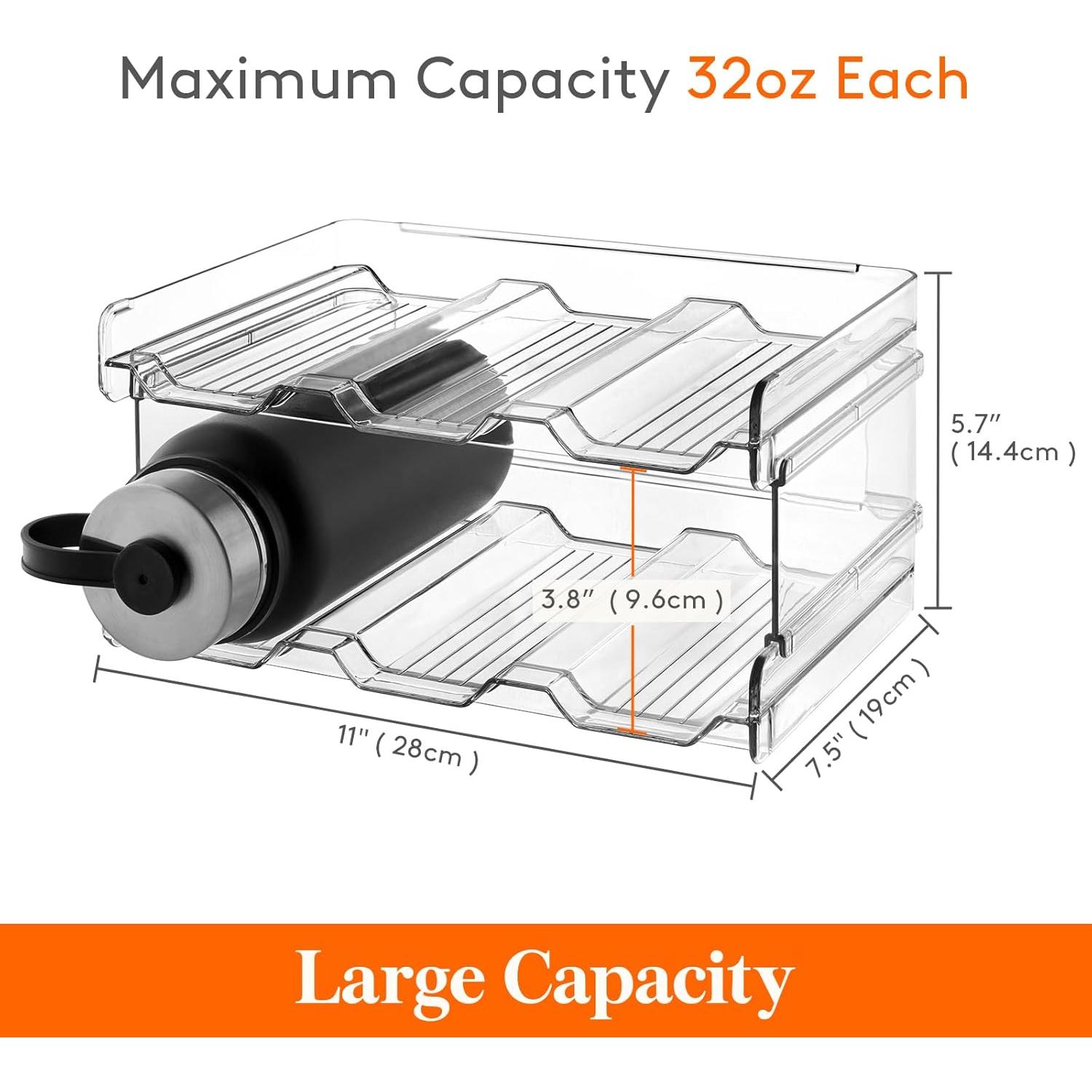 Organizador Apilable de Botellas Lifewit - 2 Estantes para 6 Botellas