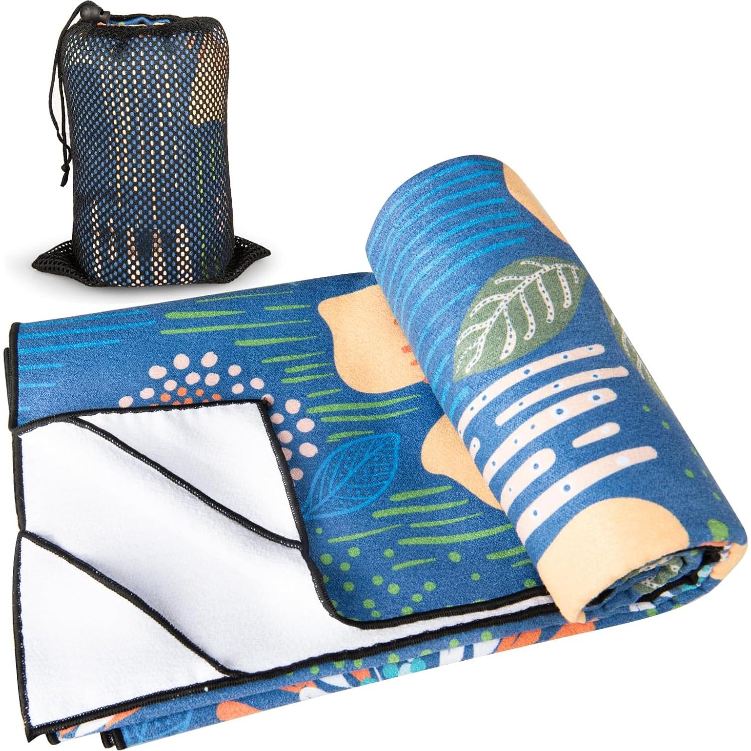 Toalla de Yoga Estrella Colorida 178x66cm Antideslizante