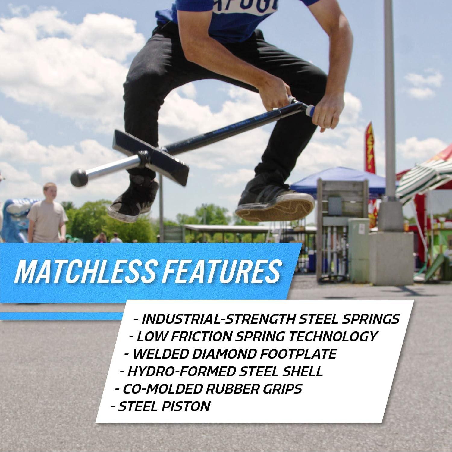 Pogo Stick NSG Vuelo Rendimiento Premium Negro 36.3-81.6 kg