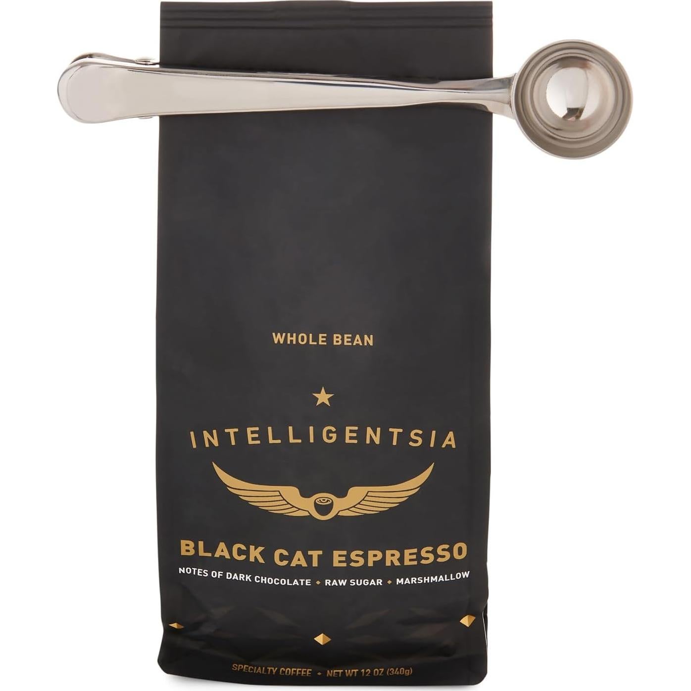 Cucharada de Café Fino HIC con Clip, Acero Inoxidable 18/8