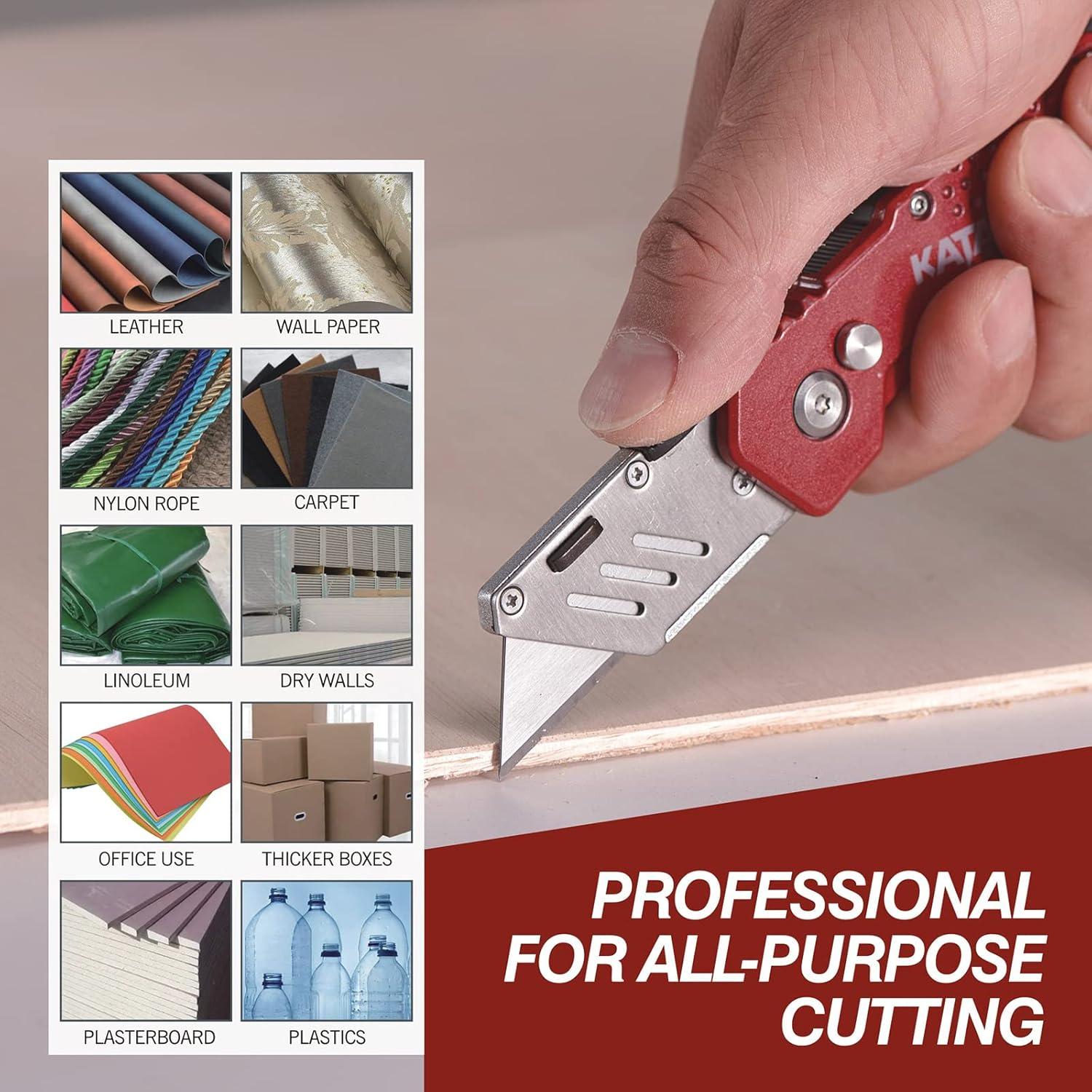 Cuchillo Utility Plegable KATA 3-Pack con 12 Cuchillas SK5