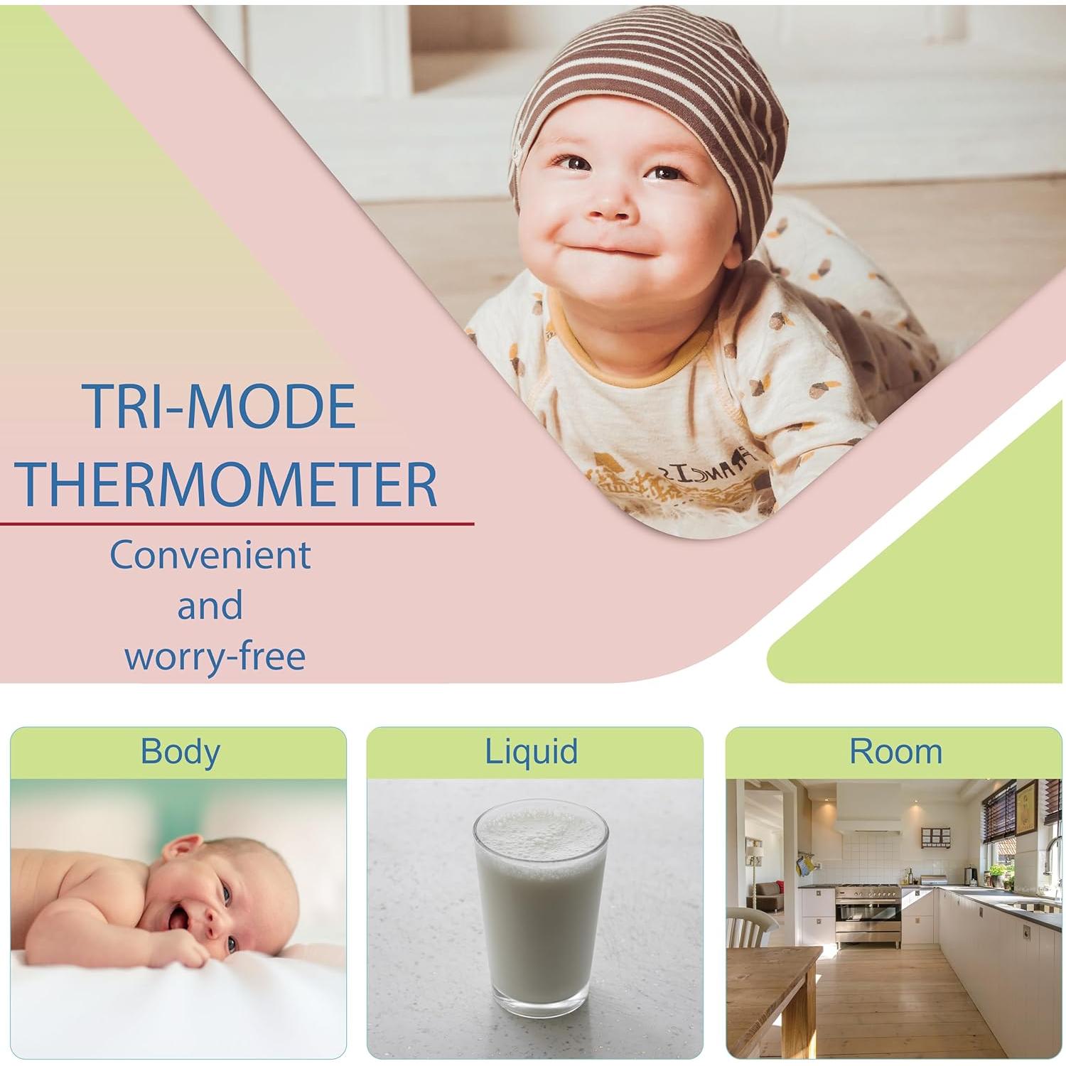 Termómetro Infrarrojo Sin Contacto Amplim Rosa Grado Médico