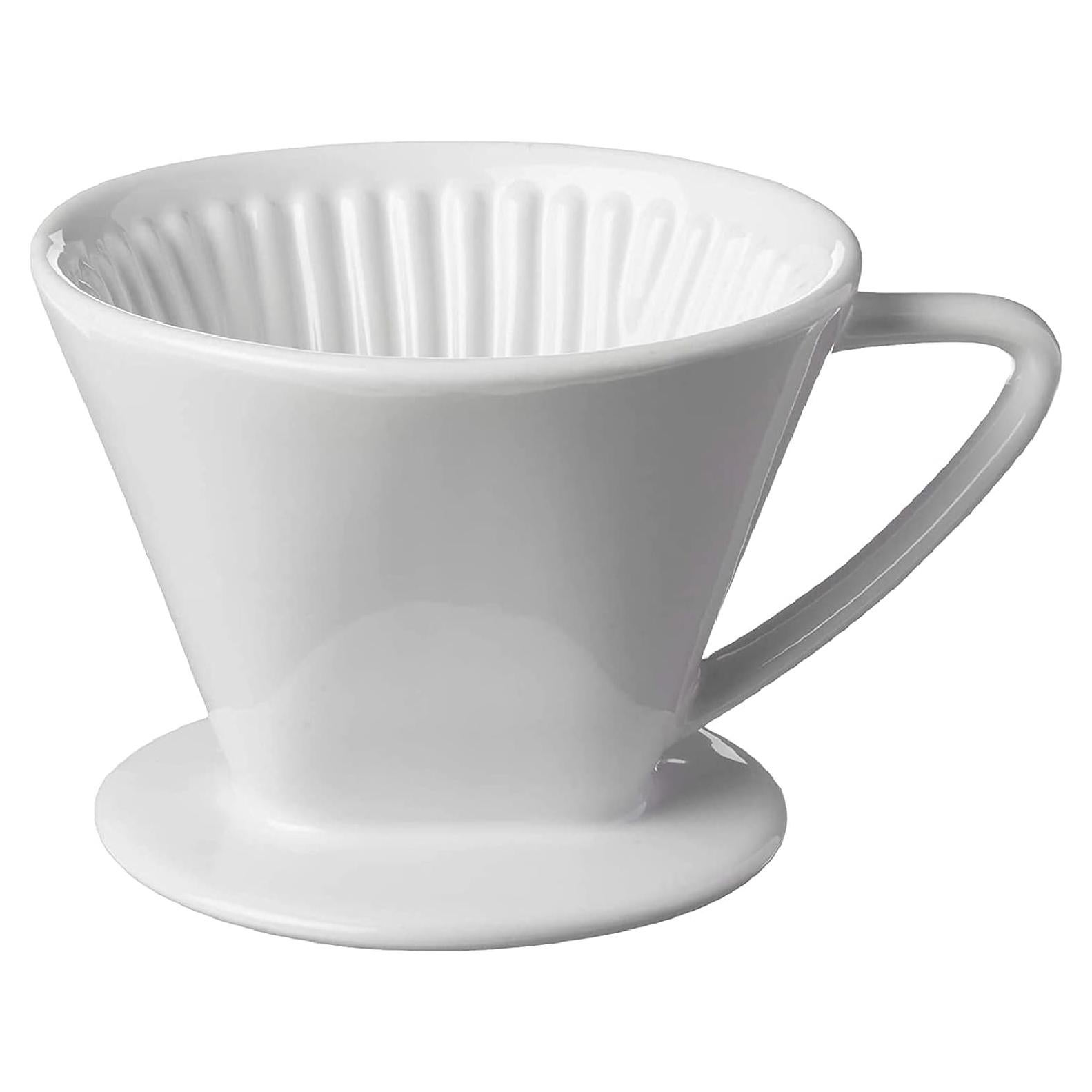 Filtro de Café de Porcelana Cilio C105162, Manual, Blanco