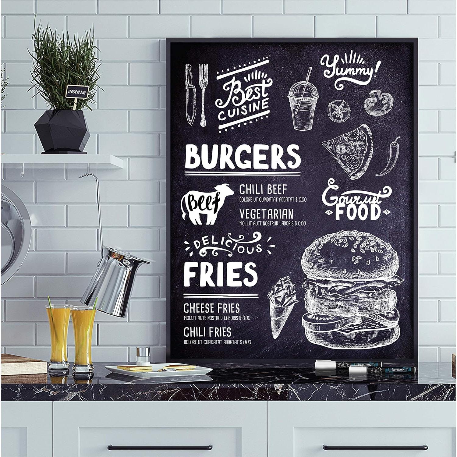 Bolígrafo de Tiza Líquida LANA & LUCA - 6 Paquete Punta Fina