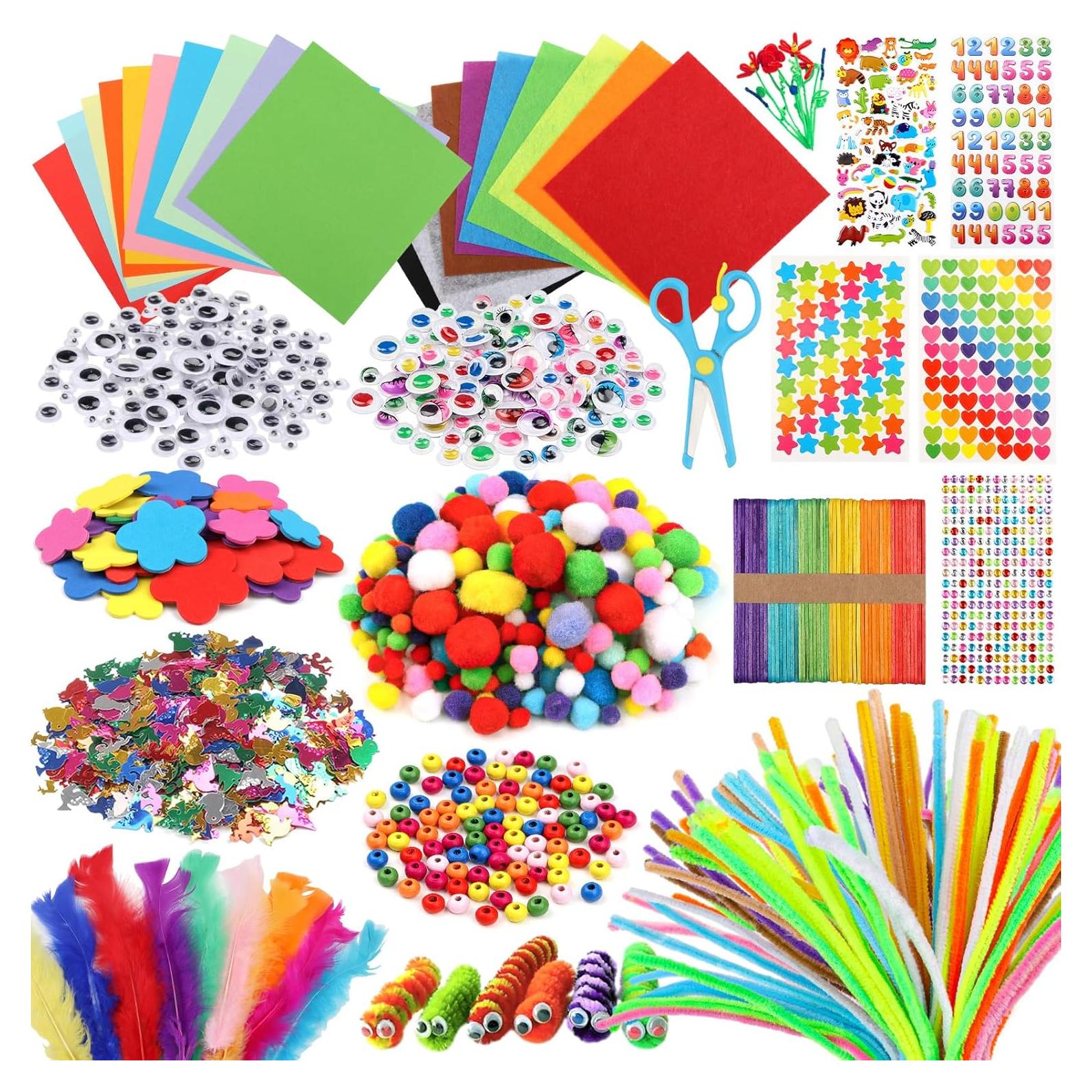 Kit de Manualidades DOITEM 1500 Piezas para Niños