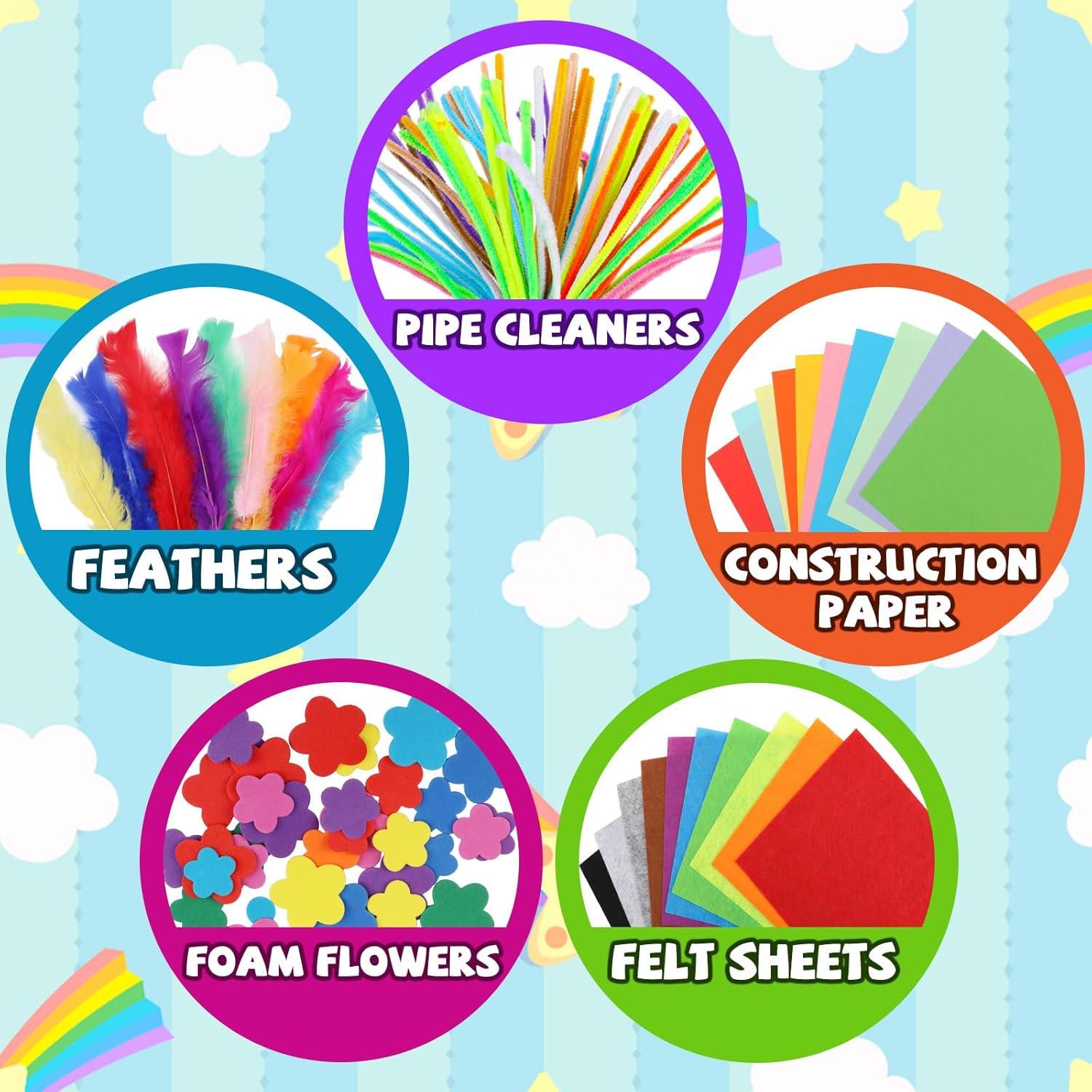 Kit de Manualidades DOITEM 1500 Piezas para Niños