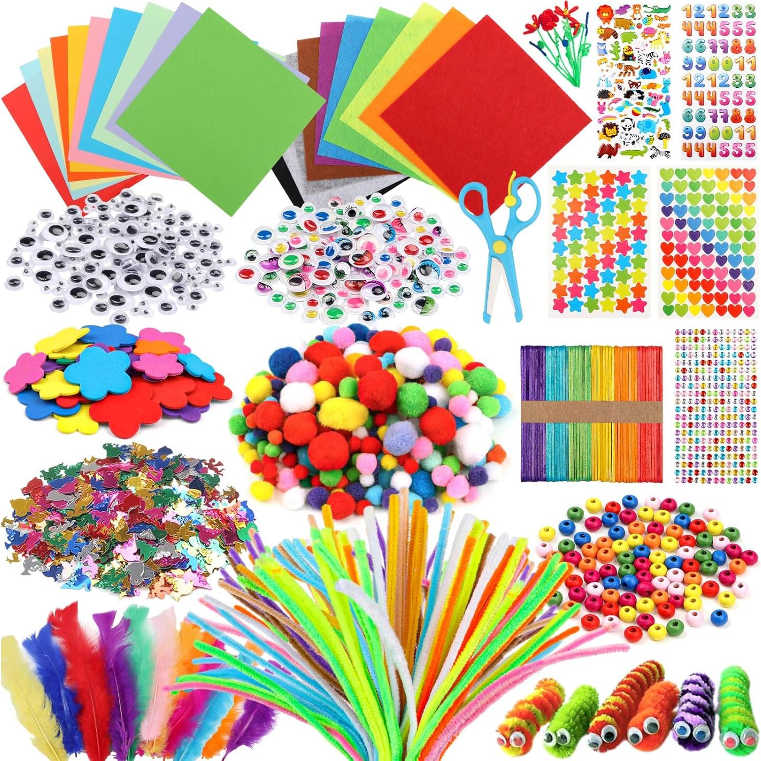 Kit de Manualidades DOITEM 1500 Piezas para Niños