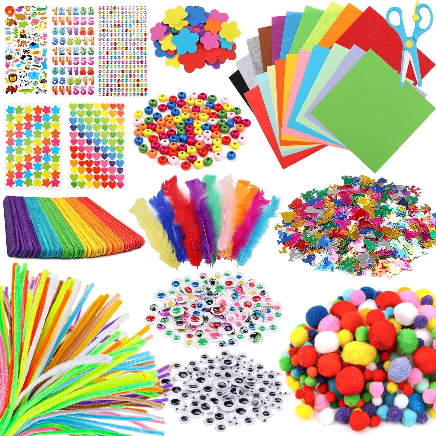 Kit de Manualidades DOITEM 1500 Piezas para Niños