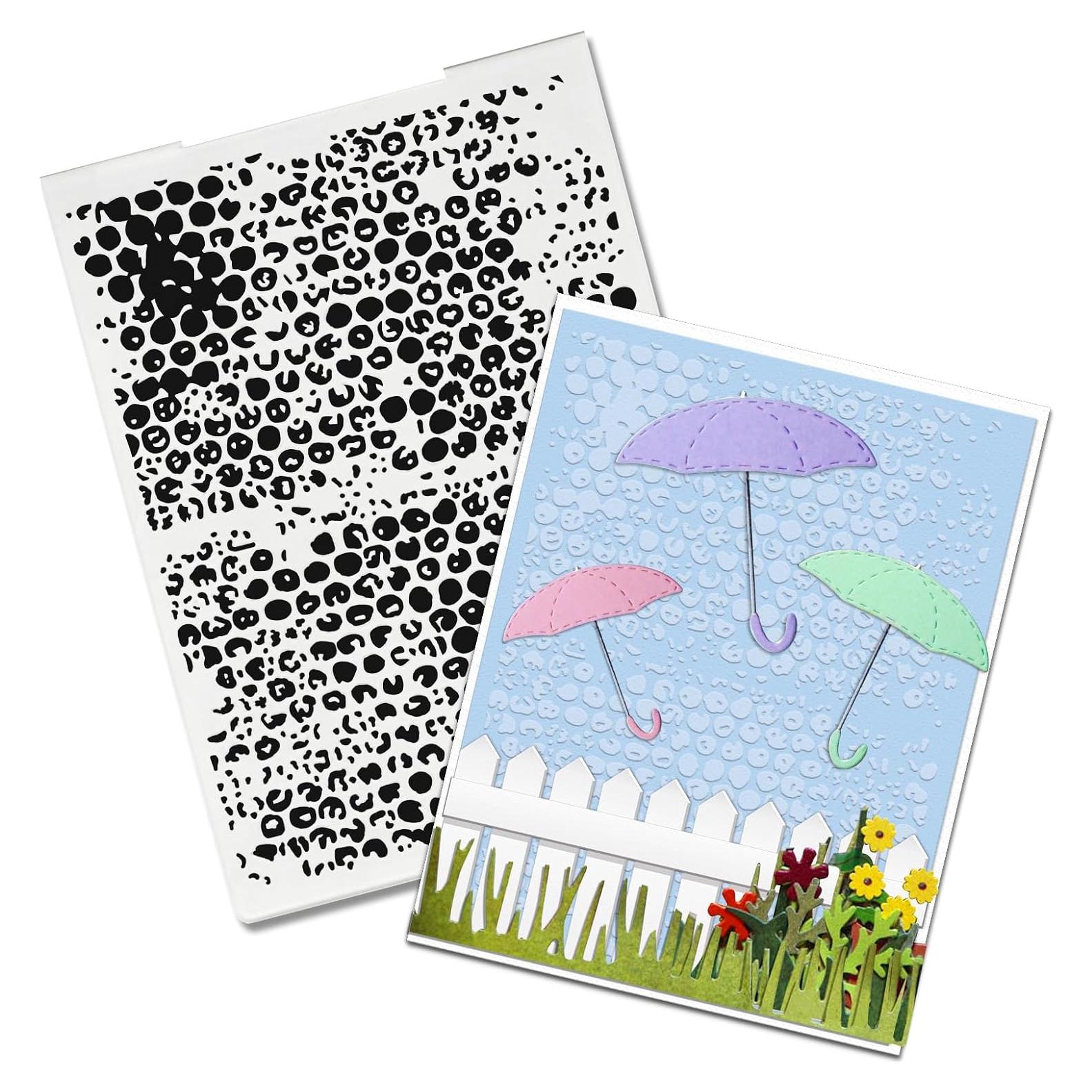 Carpeta de Embossing Dot Threetols 14.5x10.5 cm para Manualidades