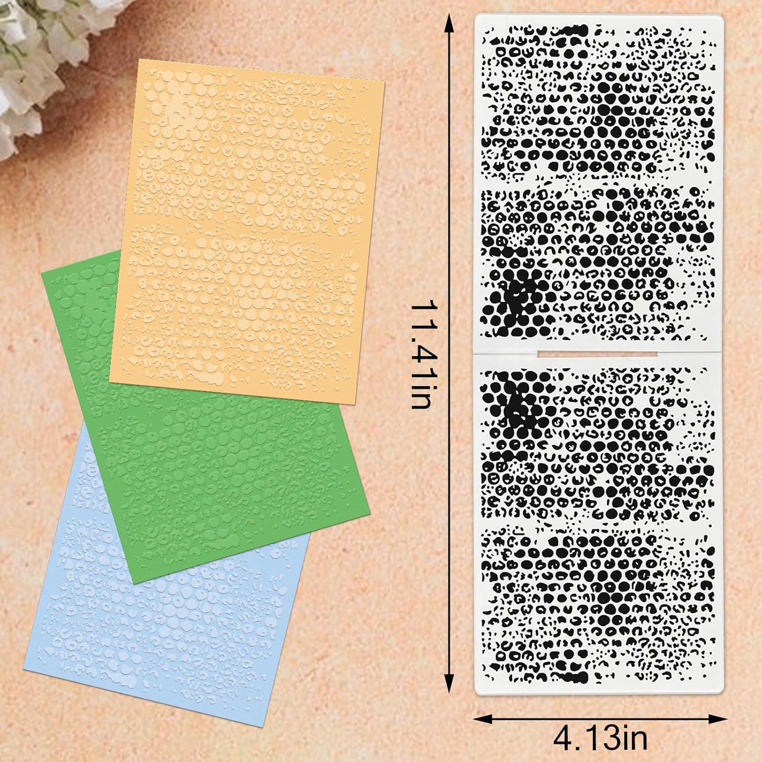 Carpeta de Embossing Dot Threetols 14.5x10.5 cm para Manualidades