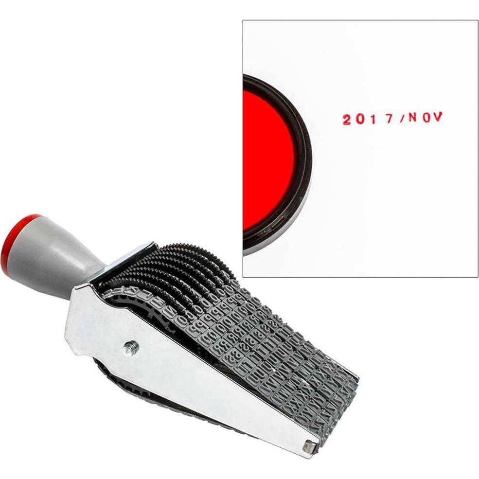 Sello Rodante Personalizado BUTEFO 8 Dígitos para Scrapbooking