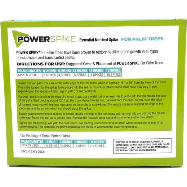 Espiga de Fertilizante para Palmeras JVH 10 Unidades 1.45 kg