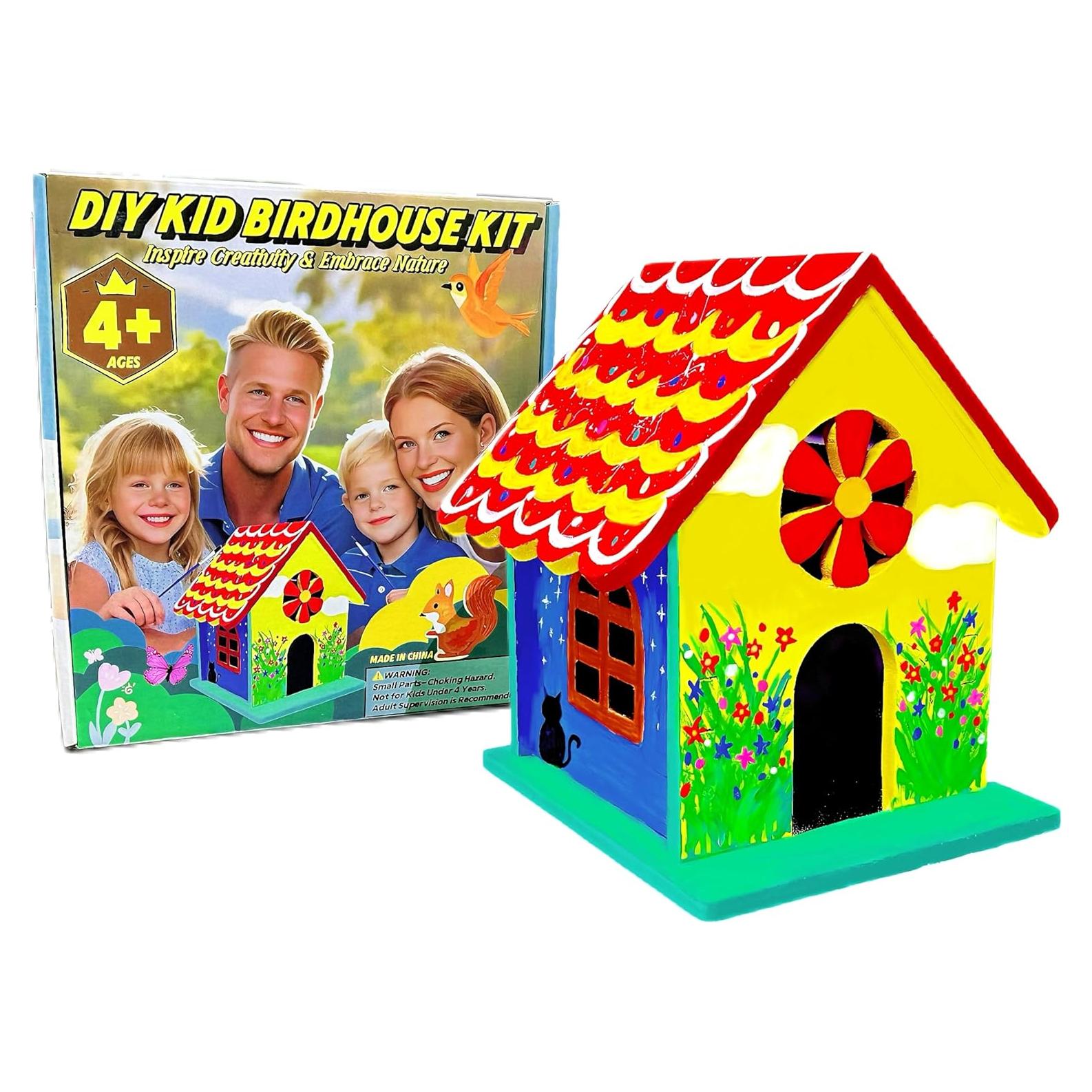 Kit Casa para Aves DIY DSGLONGBIN - Grande, No Tóxico, 12 Colores