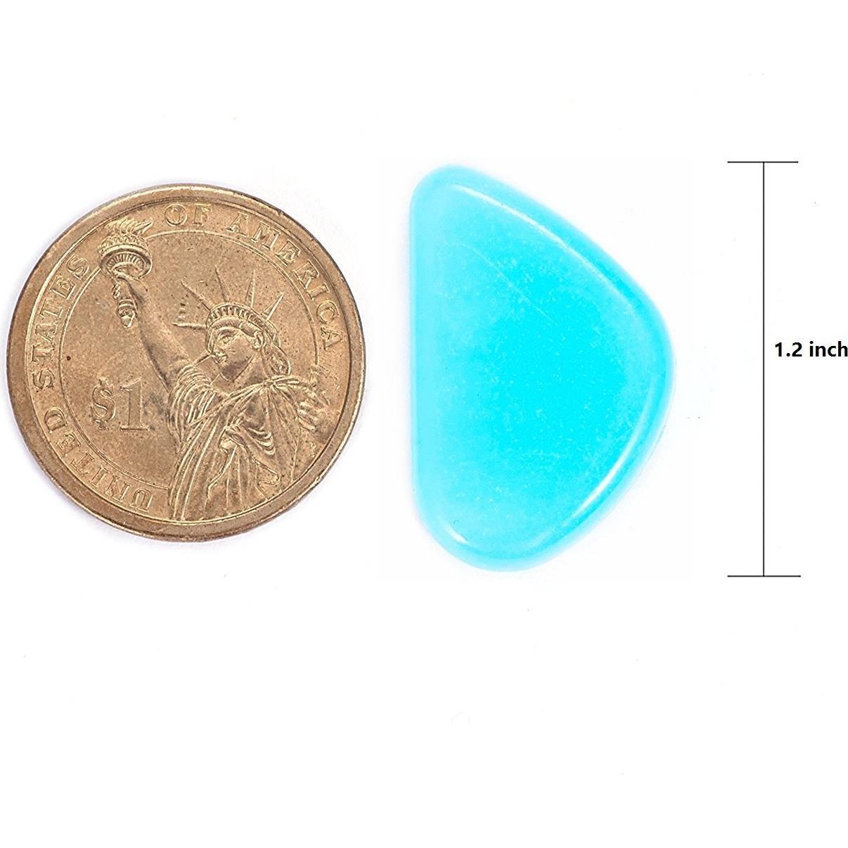 Piedras Brillantes Azul 150pcs para Jardín y Acuario