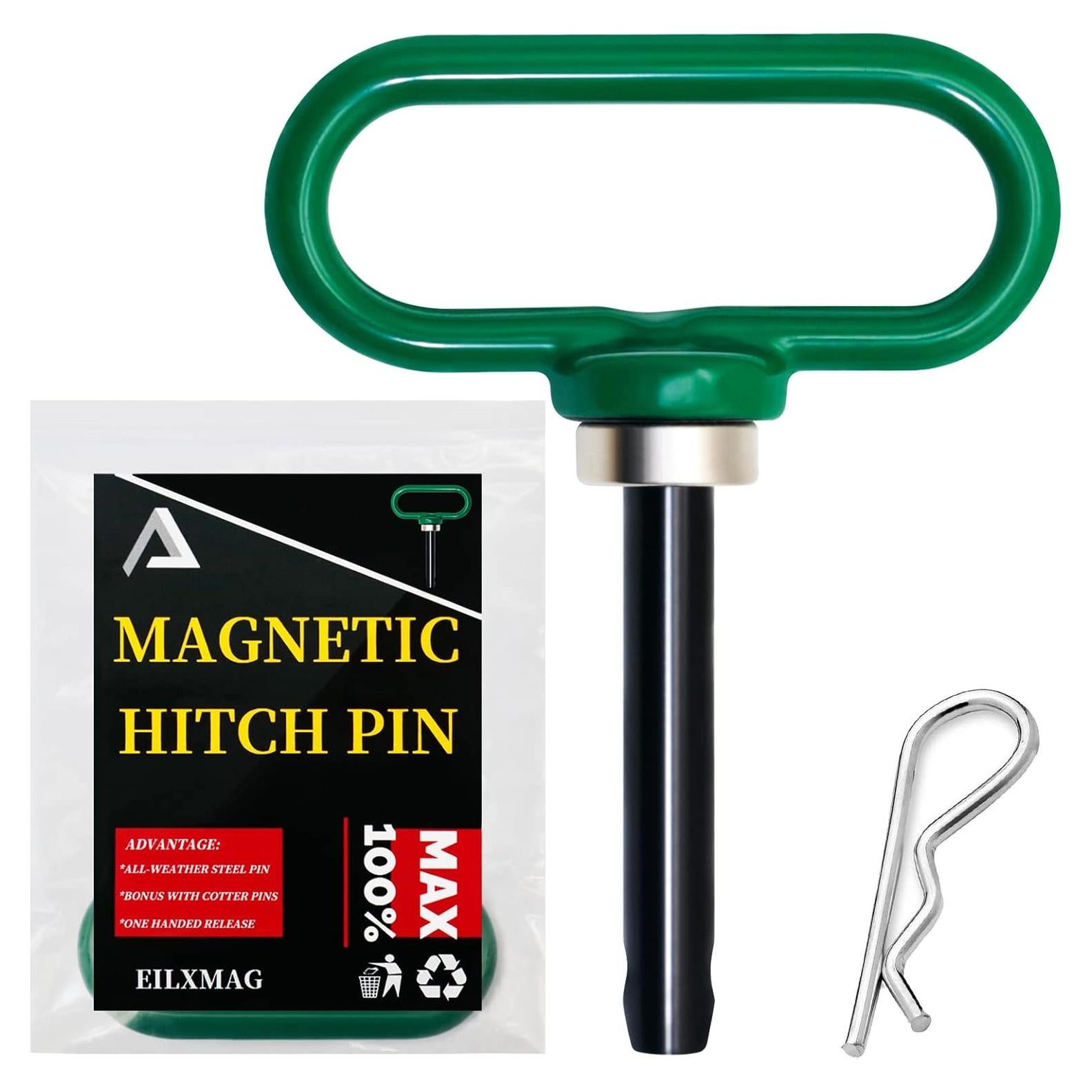 Pasador Magnético de Enganche EilxMag 1/2" Verde - 680 kg